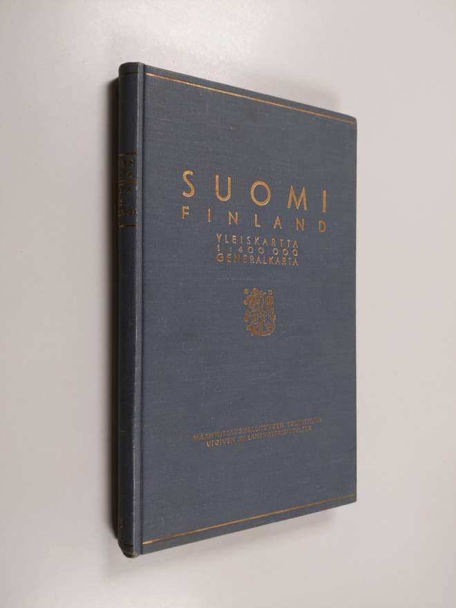 Suomi Finland yleiskartta 1:400 000