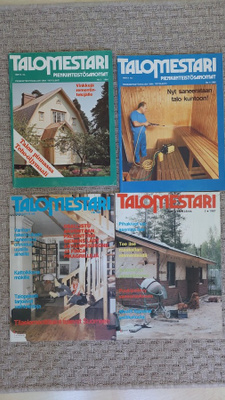 Talomestari 1984:2, 1985:4, 1986:4, 1987:3