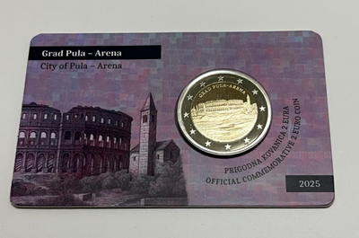KROATIA 2€ 2025 City of Pula – Arena