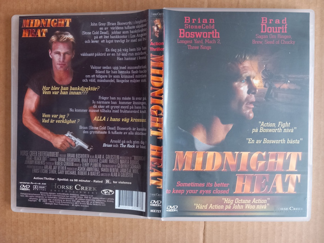 Midnight heat Ruotsi dvd