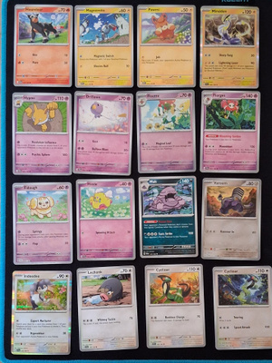 Pokemon kortit 16kpl (#135 Scarlet & Violet base set)
