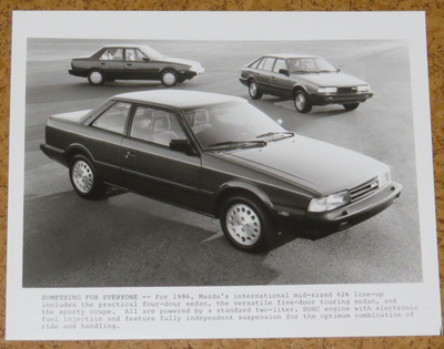 1986 Mazda 626 pressikuva - KUIN UUSI
