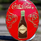 Coca - Cola Kuuluisa Vanha mainos. Halkaisija - 28 mm. - pikkukuva 2