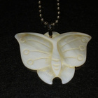 Mother of pearl simpukka riipus perhonen - pikkukuva 2