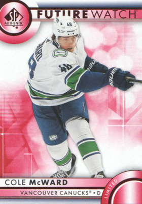 2023-24 SP Authentic Limited Red #167 Cole McWard FW