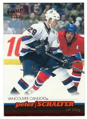 99-00 Pacific Red #432 Peter Schaefer Ex-TPS 2001-02