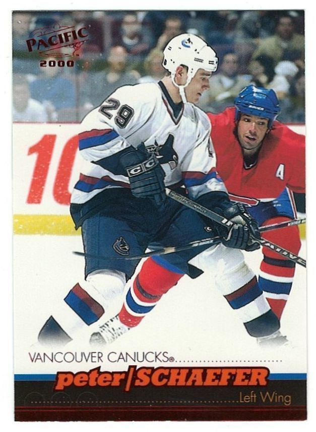 99-00 Pacific Red #432 Peter Schaefer Ex-TPS 2001-02