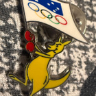 BOXING KANGAROO PINSSI AUSTRALIAN OLYMPIATIIMI 2010 RARE - pikkukuva 4