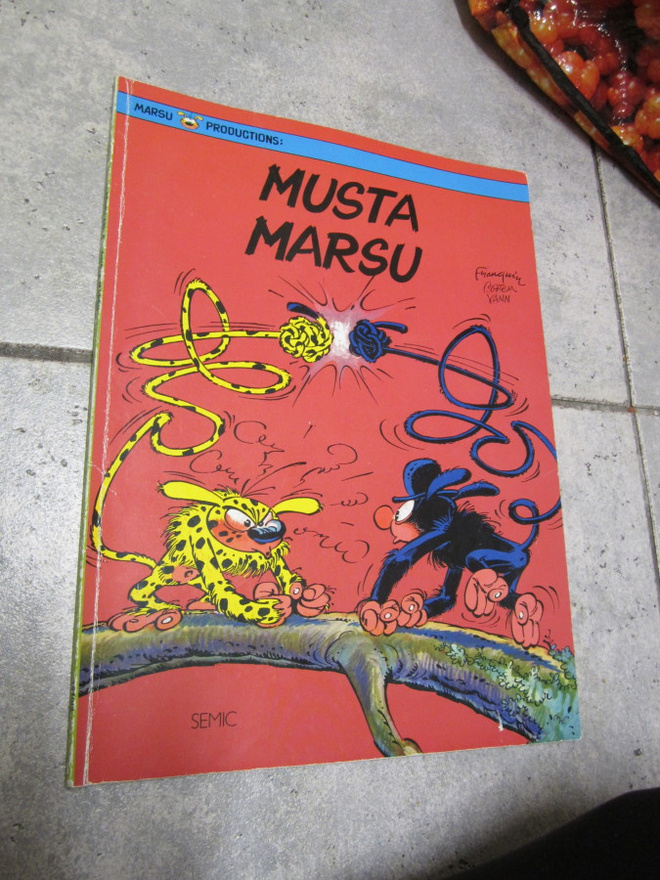MUSTA MARSU - MARSUPILAMI 3 painos 1