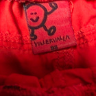 Villervalla punaiset caprishortsit koossa 98cm. - pikkukuva 3
