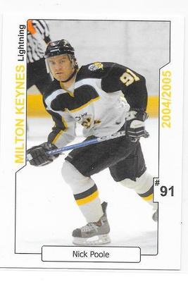 2004-05 Milton Keyne L #91 Nick Poole ex- Pelicans