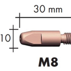Virtasuutin M8x0,8x30mm 10 kpl pussi - pikkukuva 3