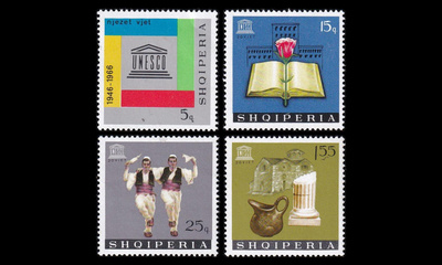 Albania 1100-3 ** UNESCO 20v (1966)