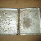 CCCP (Ukraina): vintage metallinen savukerasia - metsäaihe - pikkukuva 3