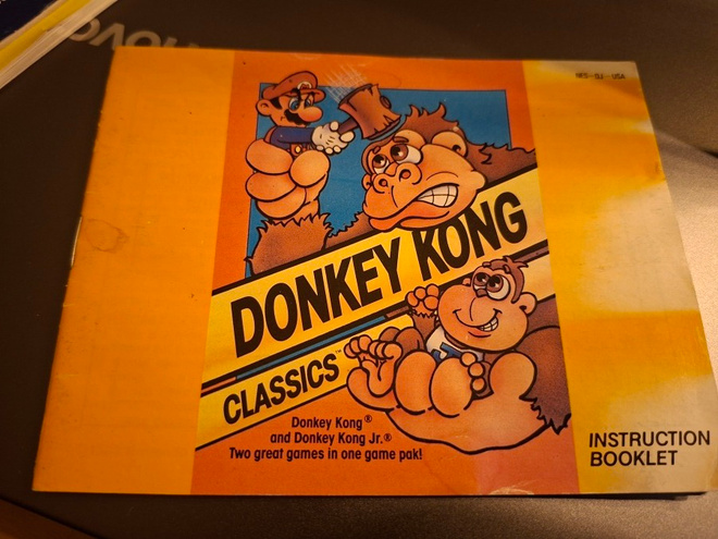NES Donkey Kong Classics USA ohjeet