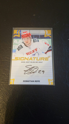 Blueline gold signature Sebastian Repo 26/27