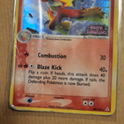 Blaziken (HP 20) EX Holon Phantoms Stamped RARE card HP - pikkukuva 1