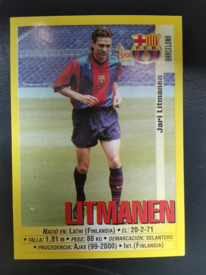 1999 Panini La Liga #17 Jari Litmanen