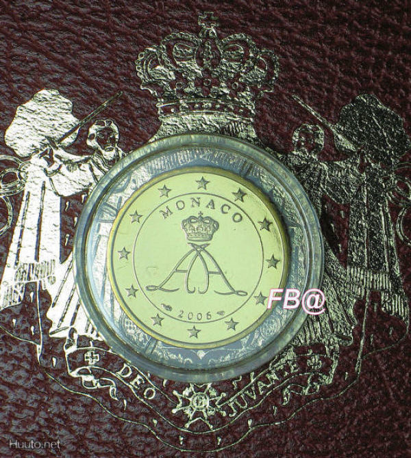 2006 MONACO : 50c   Uudenmallinen, proof laatu