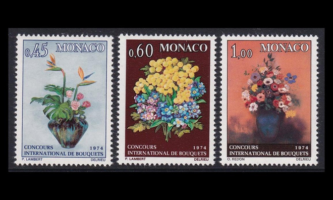 Monaco 1104-6 ** Kukka-asetelmakilpailu (1973)