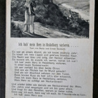 Saksalainen kortti, kuva ja runo "Ich hab....., kulk 1916 - pikkukuva 1