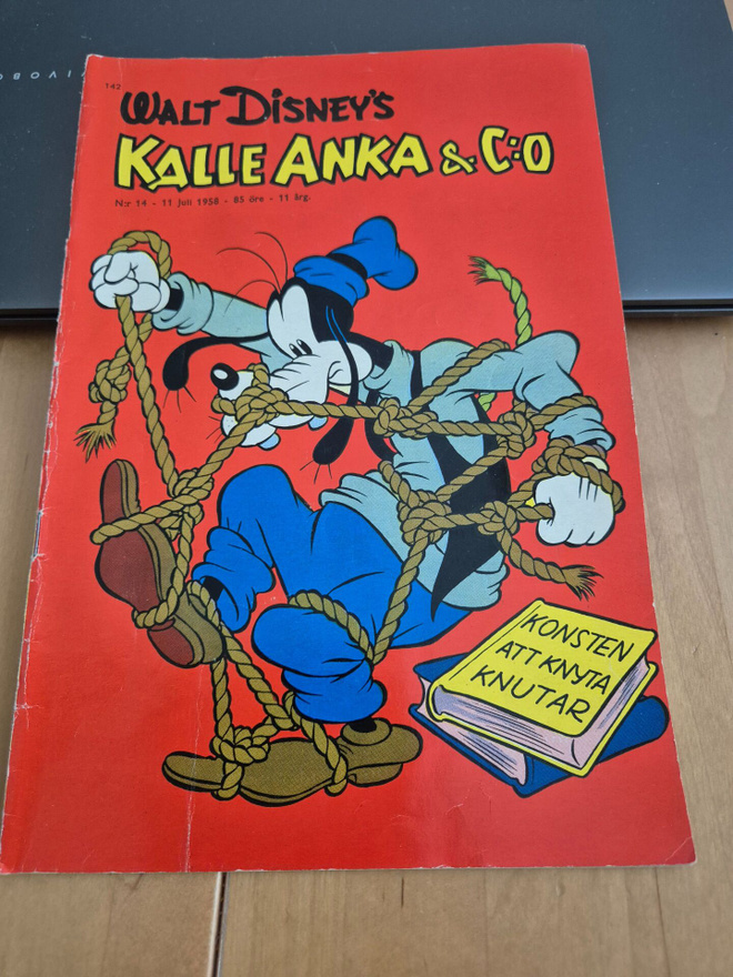 Kalle Ankka & C:O N:r 14 -  11 Juli 1958