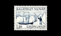Grönlanti 93 ** Postinkuljetus, kuunari (1975)