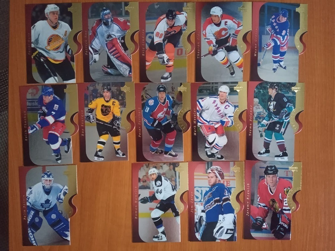 1996-97 Upper Deck Superstar Showdown setti 1-60