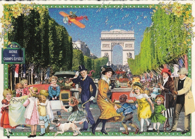 Champs Elysees, Pariisi (Tausendschön-kortti)