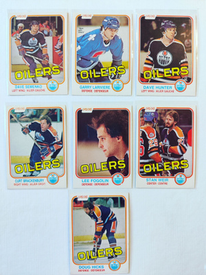 81-82 Opc - Edmonton Oilers 7kpl