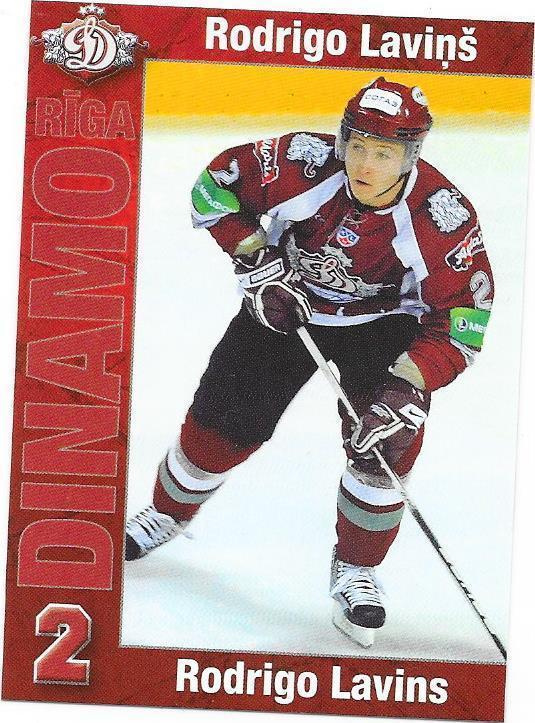 2009-10 Dinamo Riga TeamIssue #16 Rodrigo Lavins ex- Jokerit