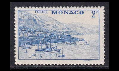 Monaco 234 ** Käyttösarja satama 2 Fr (1940)
