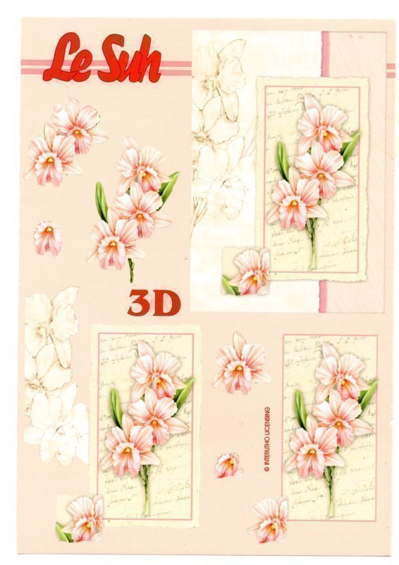3D "°VAALEANPUNAISET KUKKASET"° /Le Suh