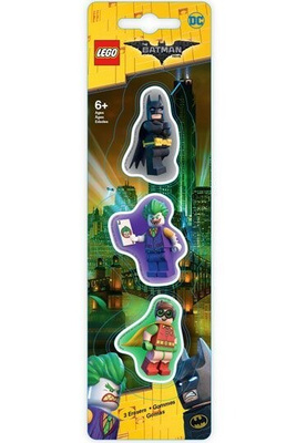 Lego Batman Leffa pyyhekumilajitelma 3kpl
