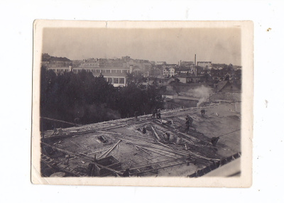 VANHA Postikortti Rautatie Rakennustyös Viipuri? 1900-l