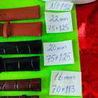 3 kpl 16 mm 20 mm ja 22 mm Rannekkeita mm No:192 - pikkukuva 4