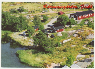 Ahvenanmaa Åland Fiskö Båtsmansgärden ilmakuva 1999