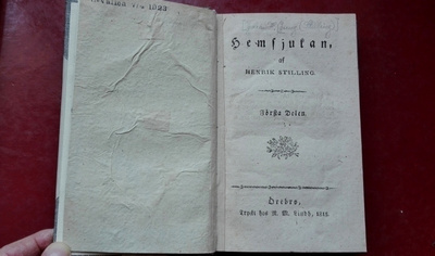 Henrik Stilling: Hemsjukan (1815)