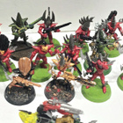WH40K - 26kpl Dark Eldar Kabalite Warrior + Jetbike [K135] - pikkukuva 2