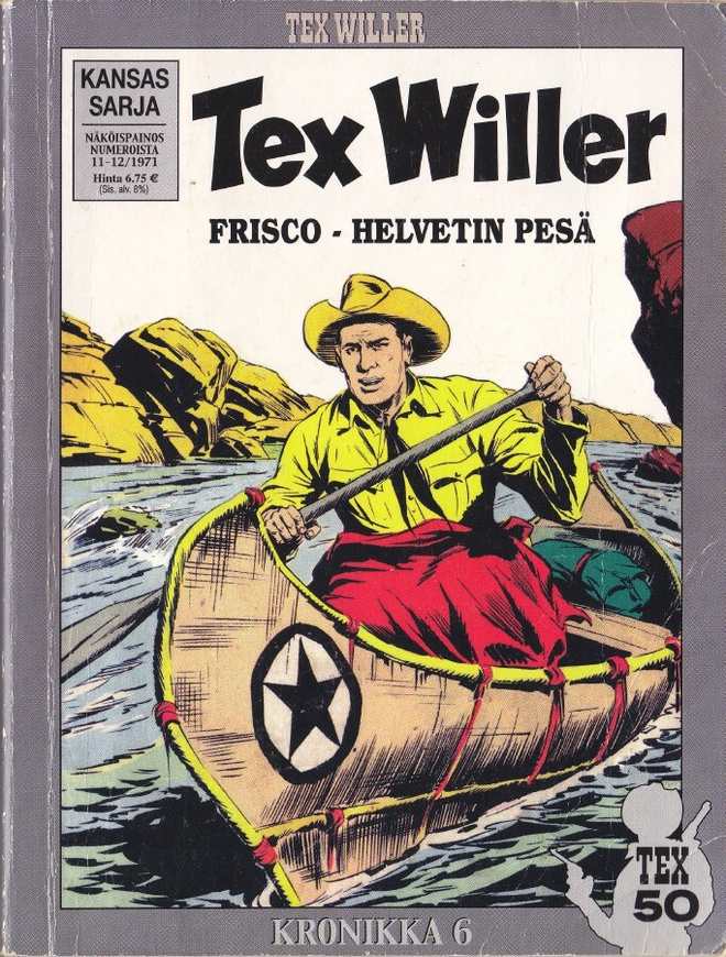 Tex Willer kronikka  6 (näköispainos 11 ja 12/1971)
