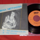 7" SINIKKA NIITTYKOSKI - Tää Meidän Ilta On - single 1985 NM - pikkukuva 1