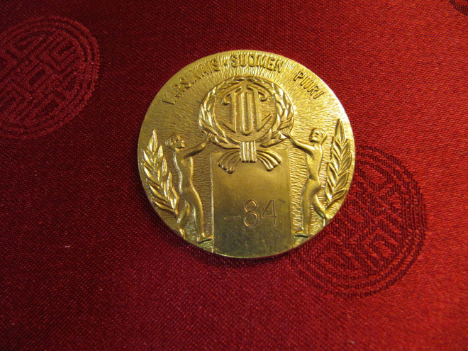 TUL Varsinais-Suomen piiri mitali 1962.