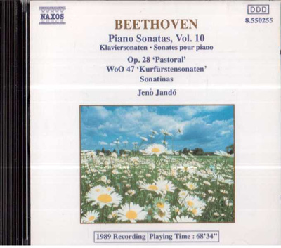 BEETHOVEN PIANO SONATAS VOL 10