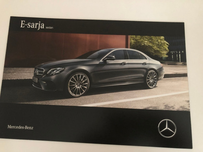 Myyntiesite - Mercedes-Benz E-sarja sedan - 3/2016