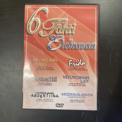 6 tähti elokuvaa 6DVD
