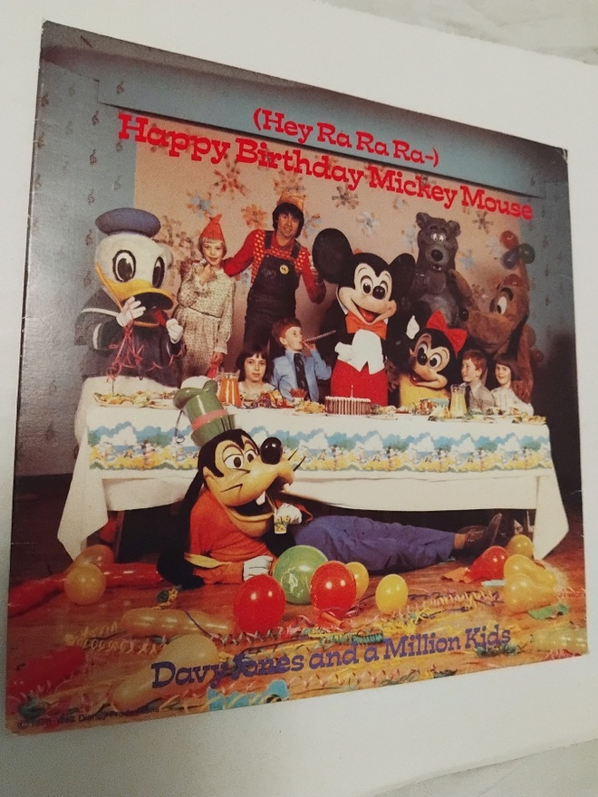 Davy Jones - (Hey Ra Ra Ra) Happy Birthday 7'' vinyylisinkku