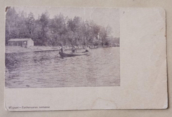 Viipuri, veneilijät Tanhuvaaran rannassa, p. 1921