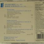 Grieg, Schumann, Philippe Entremont, Rudolf Serkin • CD - pikkukuva 3