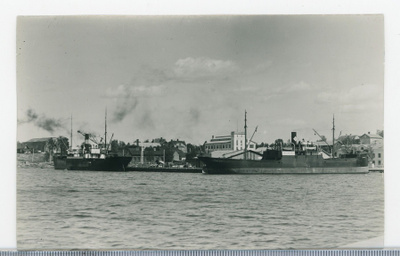 Tammisaari hiilisatama 1939 vanha valokuva