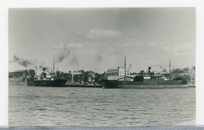 Tammisaari hiilisatama 1939 vanha valokuva